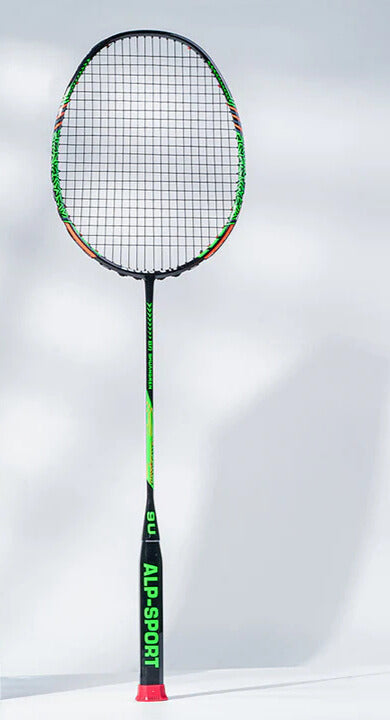 ALPSPORT SR 9U/G5 24-35Lbs Double-edged Carbon Fiber Badminton Racket
