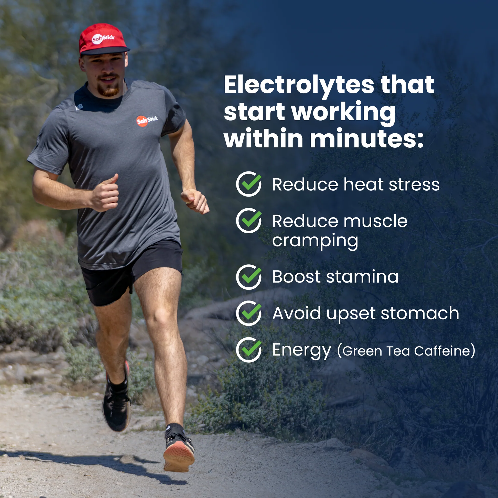 SaltStick FastChews + Caffeine 10tabs electrolyte tablets - Tropical Twist