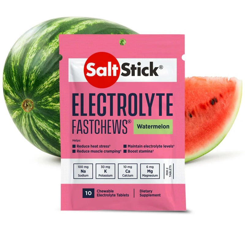 Saltstick Fastchews WATERMELON - Packet with 10ct electrolytes