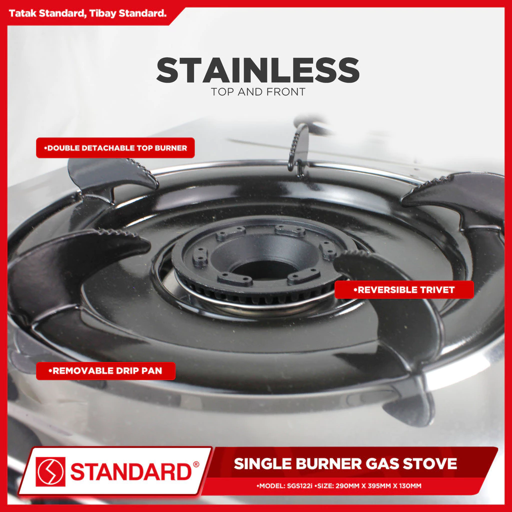 STANDARD SINGLE BURNER LPG Gas Stove - (BURNER ONLY)