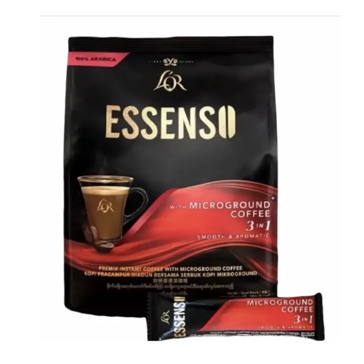 1 CASE - L'OR ESSENSO with Microground Instant 3in1 Coffee (25g x 8sticks) - 24 packs