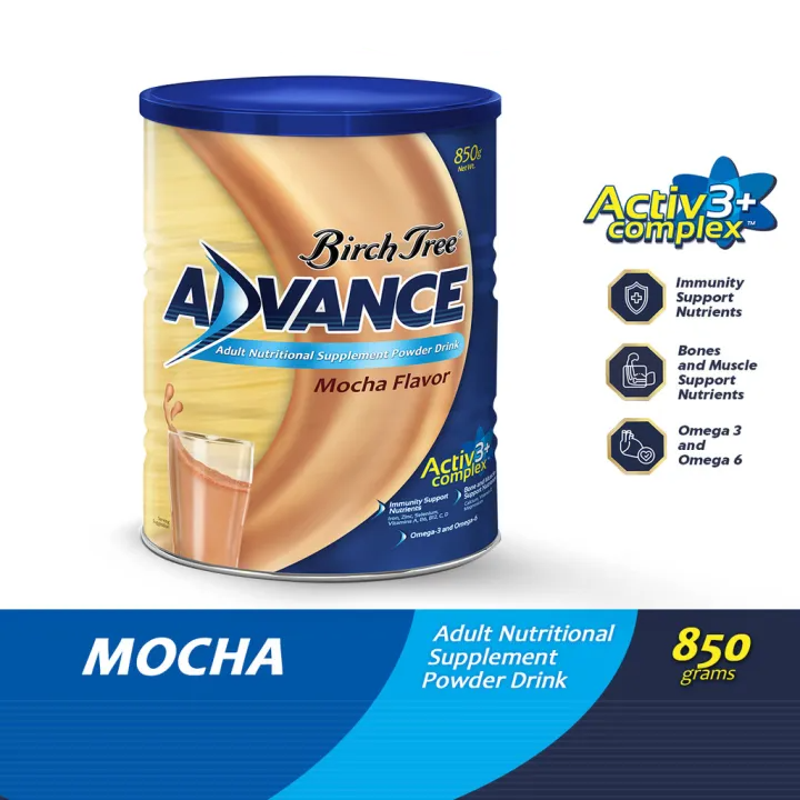 Birch Tree Advance Adult Powdered Milk (850g Mocha)