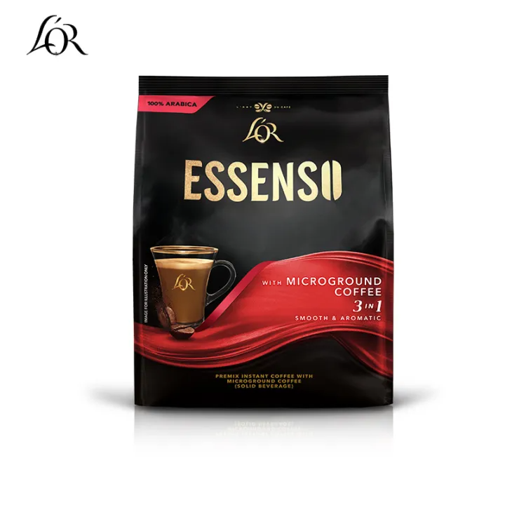 1 CASE - L'OR ESSENSO with Microground Instant 3in1 Coffee (25g x 8sticks) - 24 packs