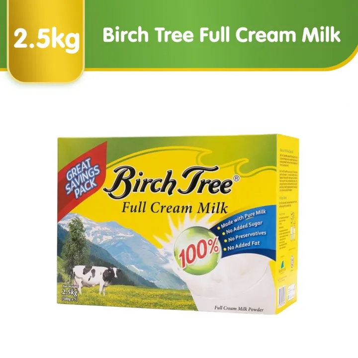 Birch Tree Full Cream Milk 2500g - Made from Pure Cow’s Milk