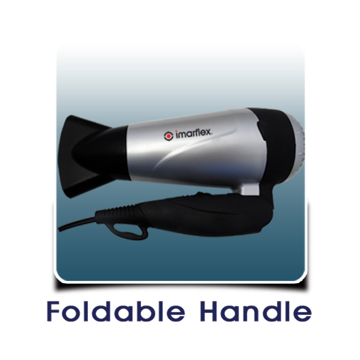 IMARFLEX Professional Hair Dryer HD-1600 - FOLDABLE HANDLE