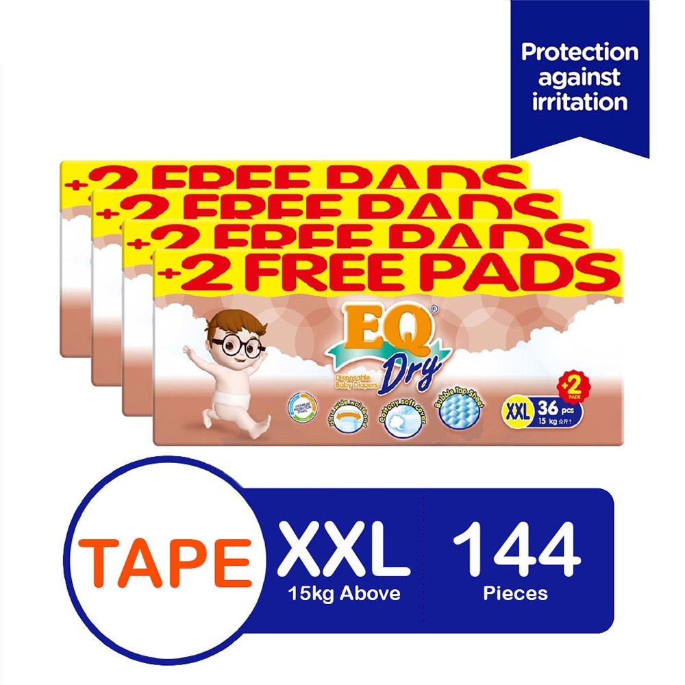 EQ Dry Jumbo Pack 36's - XX Large