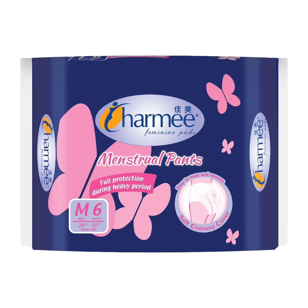 Charmee Menstrual Pants Medium - 6s x 12 packs - 1 case