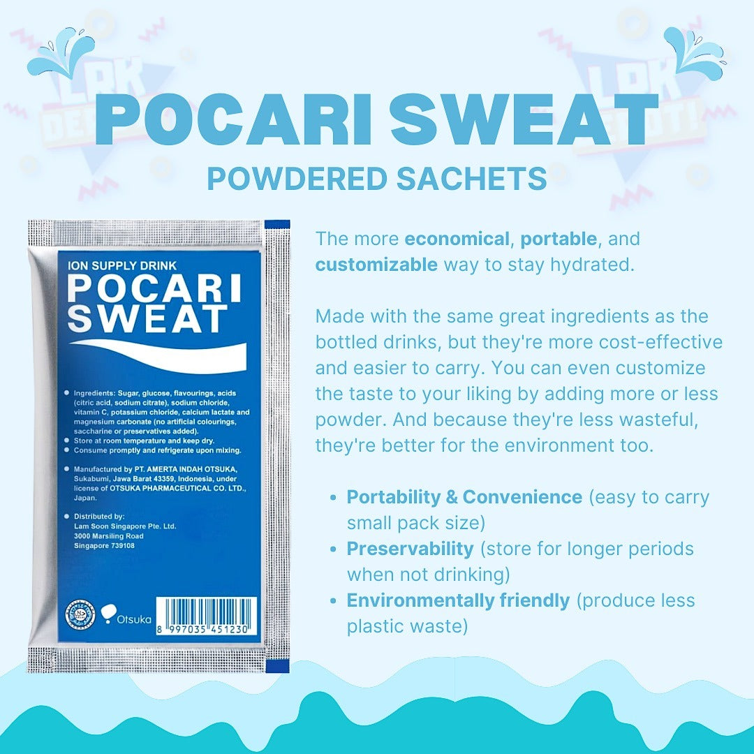 5 pcs x 13g sachet - Pocari Sweat Powder in Sachets - 5 pcs x 13g sachet