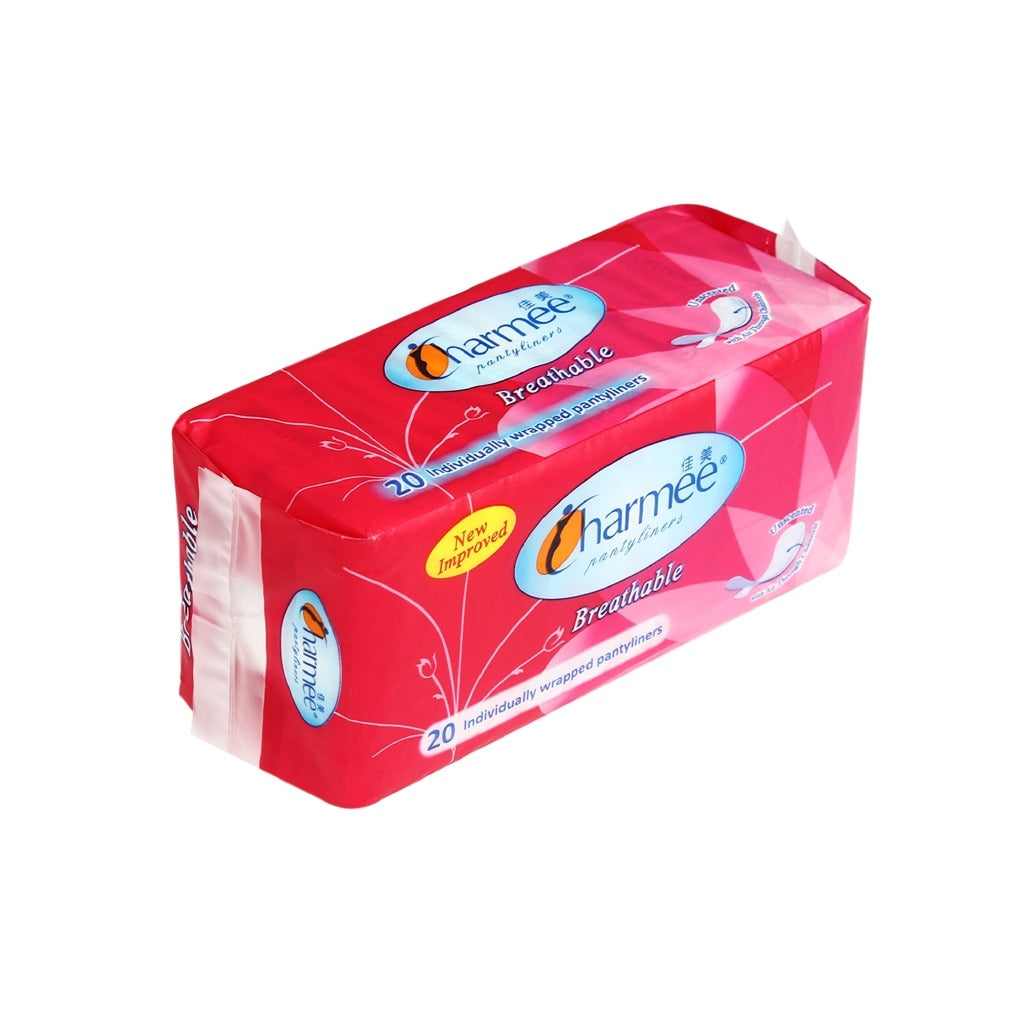Charmee Pantyliner Breathable Unscented 20's x 24 packs - 1 case