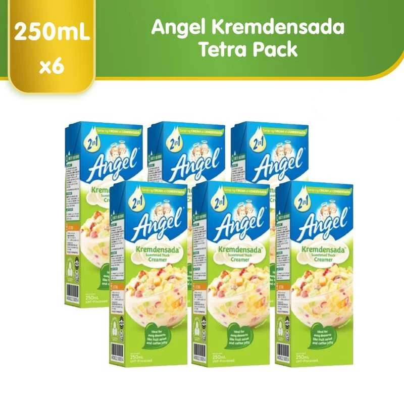 Angel KREMDENSADA Tetra 250ml - [Cream and Condensed Milk 2-in-1] - (Case of 24pcs)