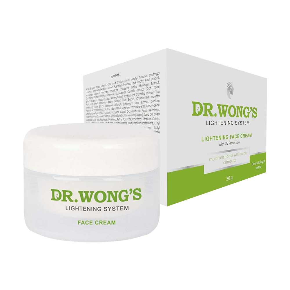 Dr. Wong's Lightening Face Cream - 30g