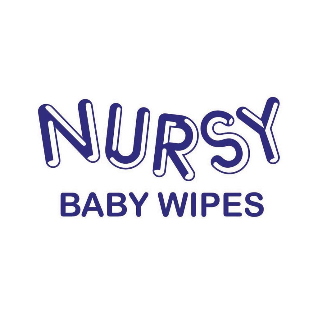 BUNDLE OF 2 or 6 -  Nursy Baby Wipes in Powder Scent 4 pcs x 66 wipes