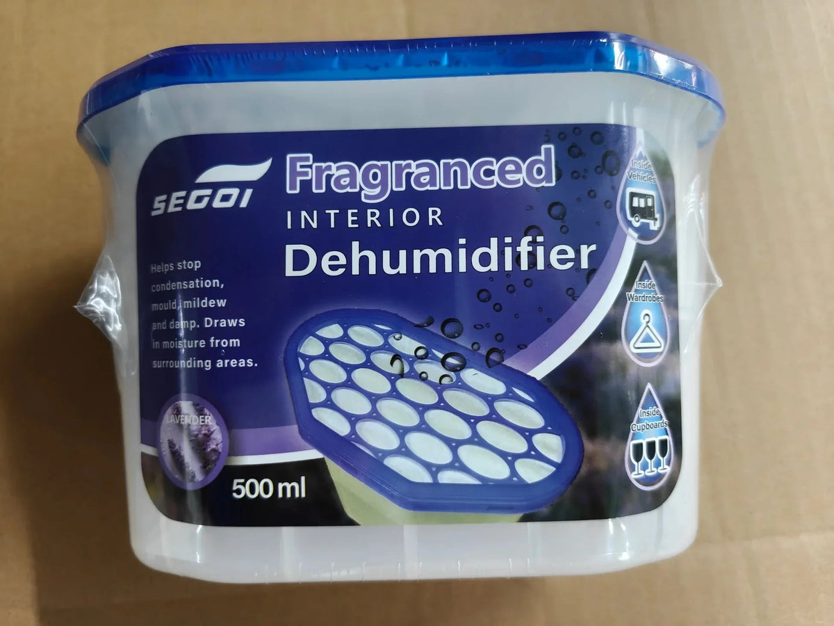 Segoi Fragranced DEHUMIDIFIER 500ml Lavender Scent - Absorbs moisture