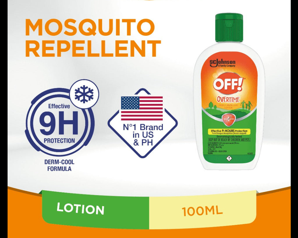 OFF! Overtime Insect Repellent Lotion - (100ml)