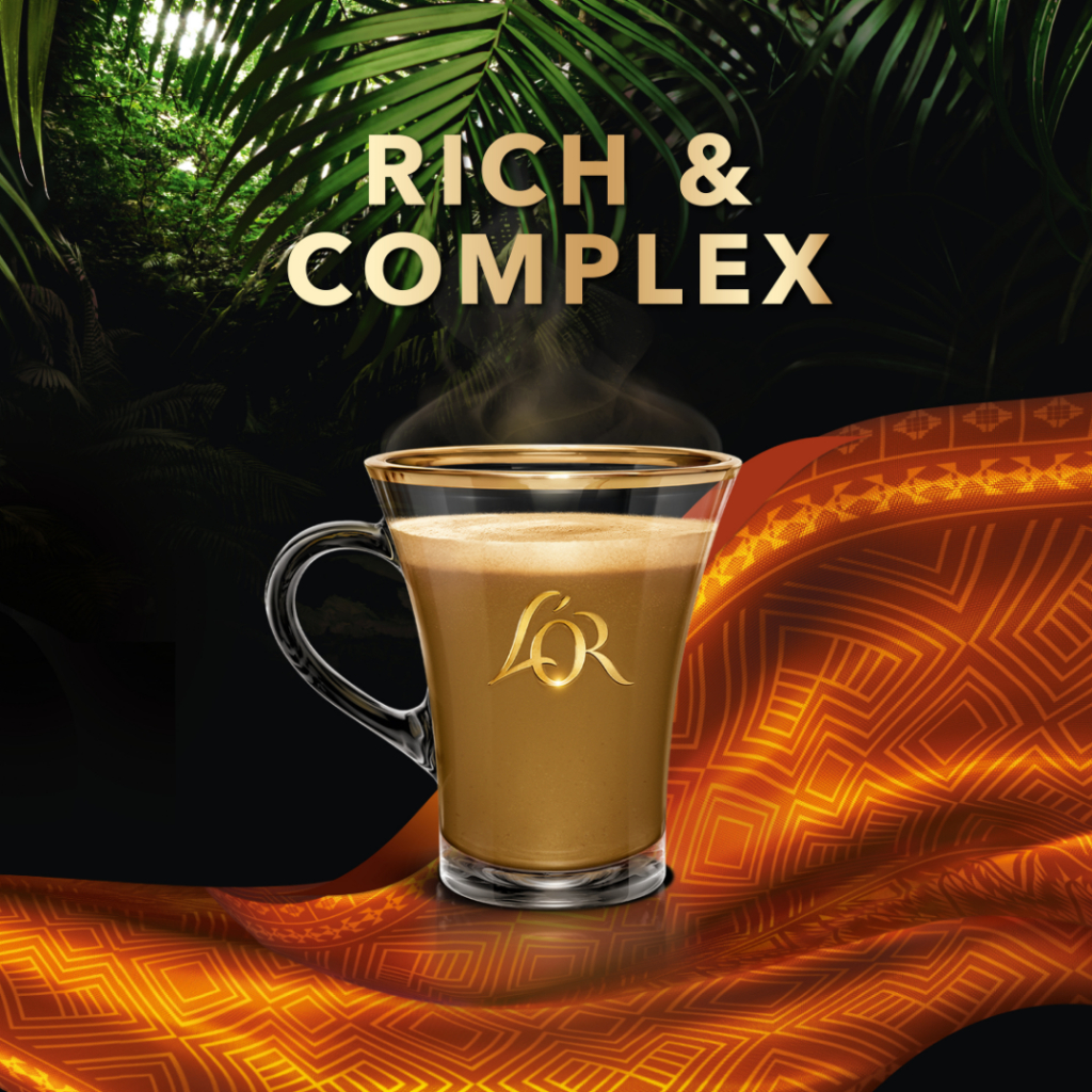 1 CASE - L'OR ESSENSO Colombian Mystique with Microground instant 2in1 Coffee (16g x 8pcs)- 24packs