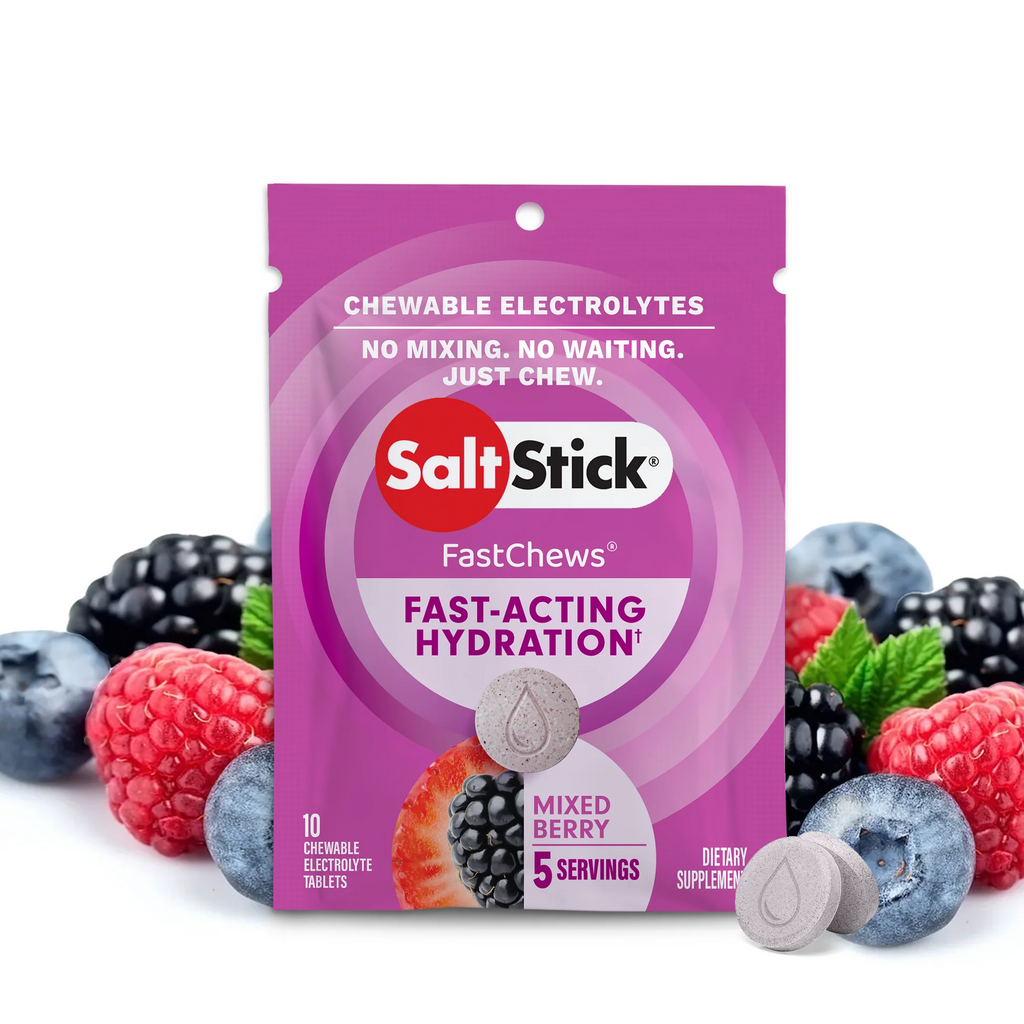 Saltstick Electrolyte 10 tablets FastChews Packet - Mixed Berries