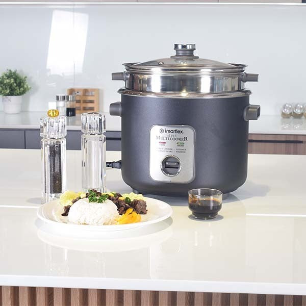 IMARFLEX 4in1 MULTI COOKER IRC-18LS - 10 CUPS CAPACITY