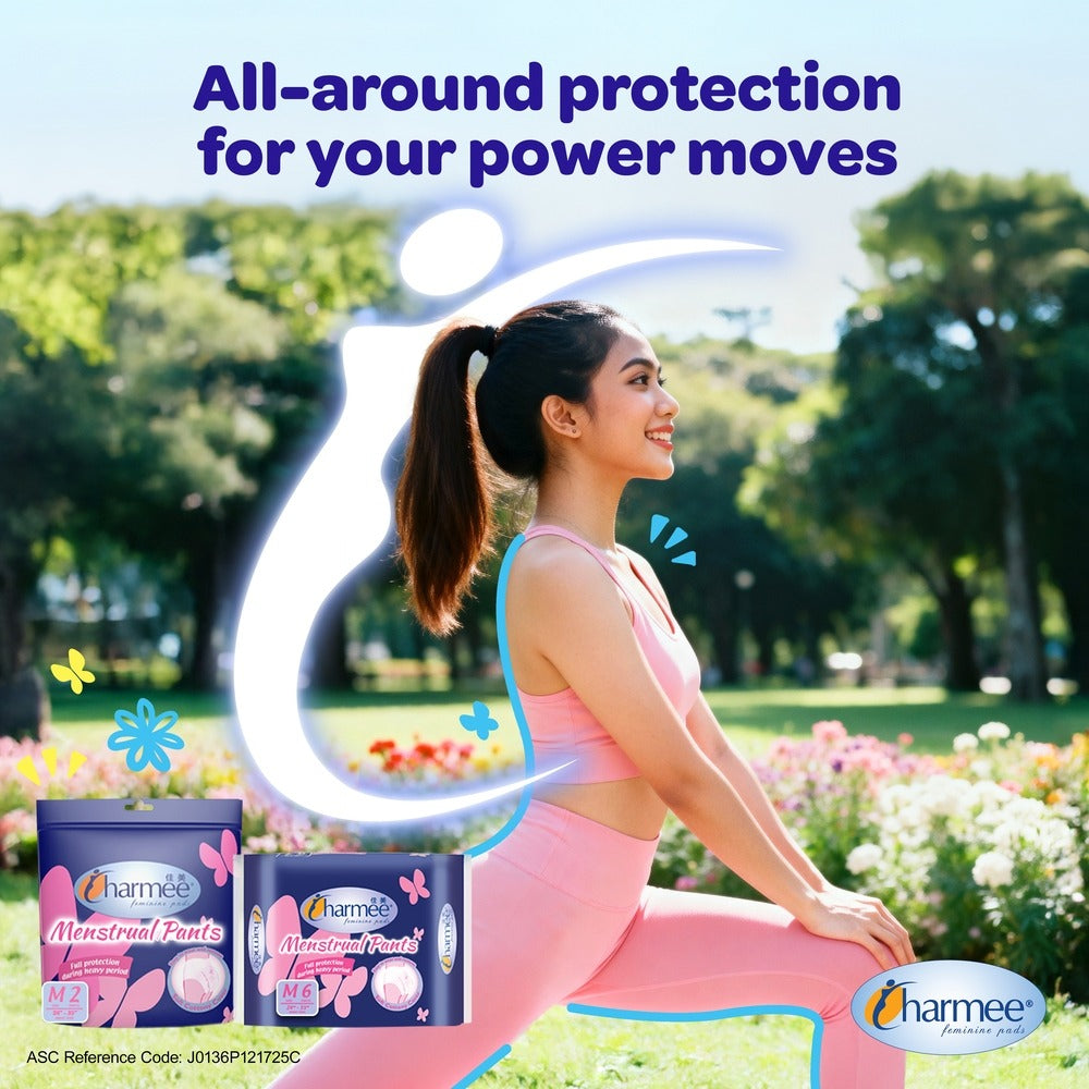 Charmee Menstrual Pants Large 6s x 12 packs - 1 case