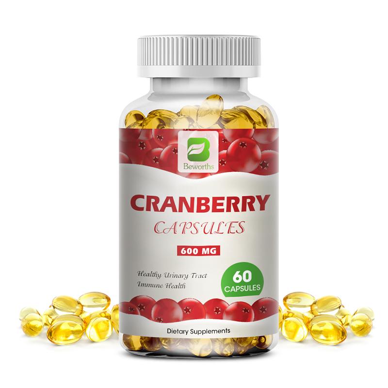 Beworths Cranberry Capsules with Rich Vitamin C - 60 pcs