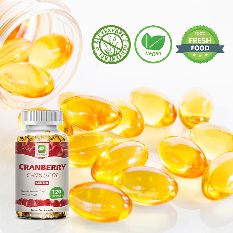 Beworths Cranberry Capsules with Rich Vitamin C - 60 pcs
