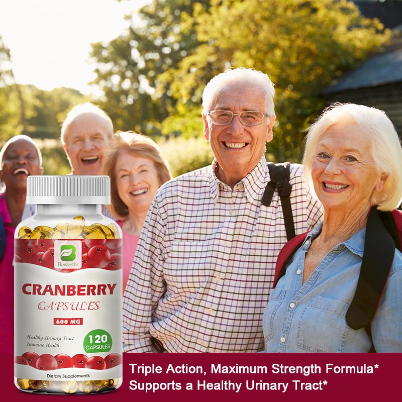 Beworths Cranberry Capsules with Rich Vitamin C - 60 pcs