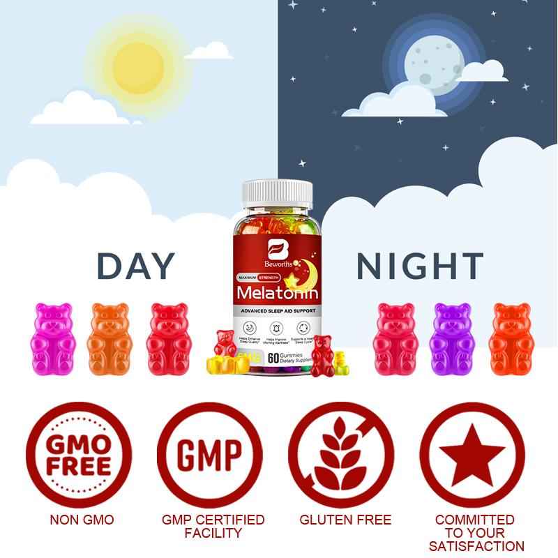 Beworths Melatonin Gummies - 60 pcs