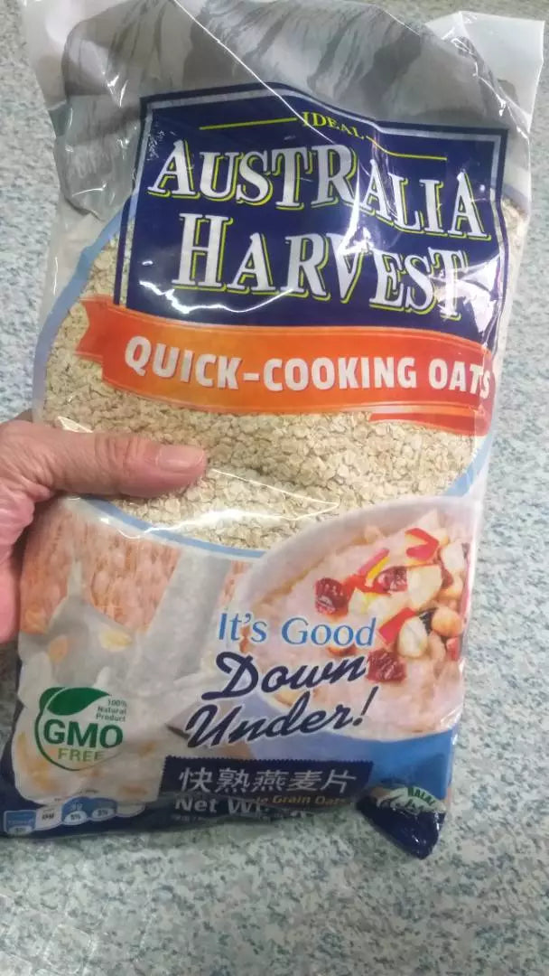 Australia Harvest Quick Cooking Oats 1kg x 15 packs - 1 case