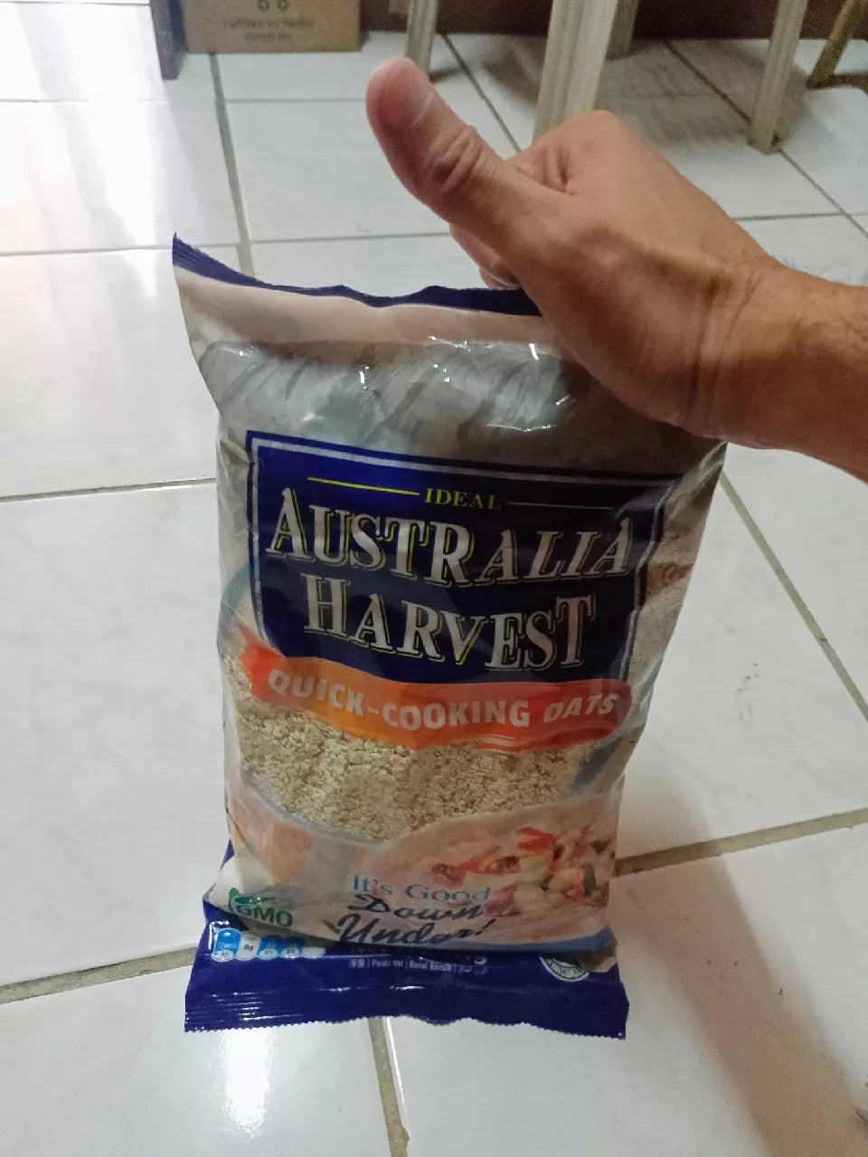 Australia Harvest Quick Cooking Oats 1kg x 15 packs - 1 case