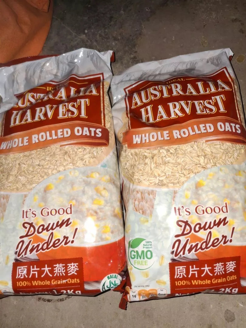 Australia Harvest Rolled Oats 1.2kg x 12 - 1 case