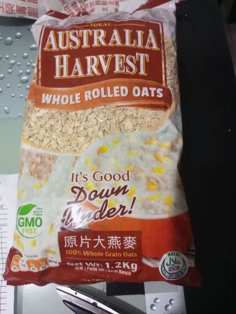 Australia Harvest Rolled Oats 1.2kg x 12 - 1 case