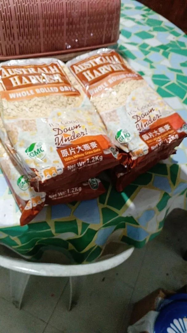 Australia Harvest Rolled Oats 1.2kg x 12 - 1 case