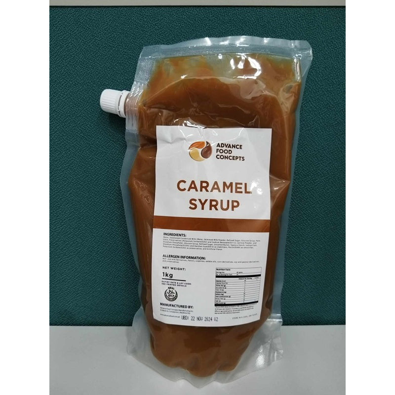 Advance Food Concept Chocolate, Caramel and Strawberry Syrup 1kg