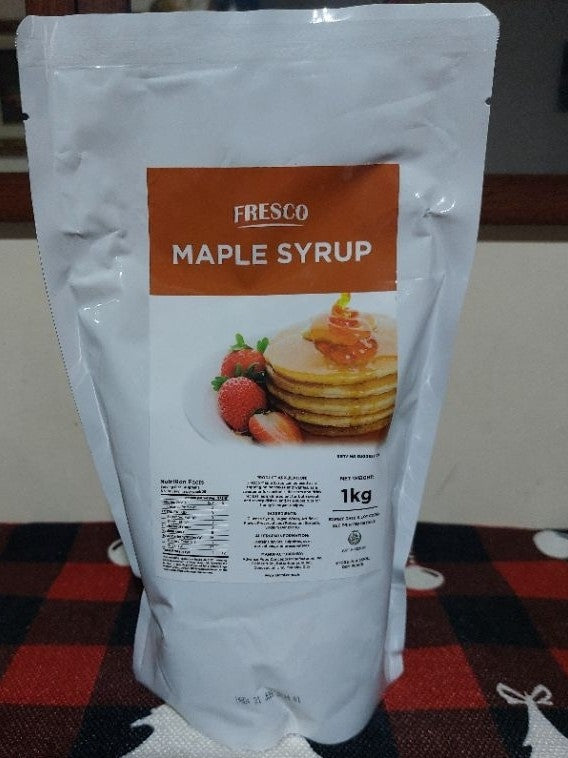 Fresco Maple, Chocolate, Caramel, Strawberry and Salted Caramel Syrup - 1kg