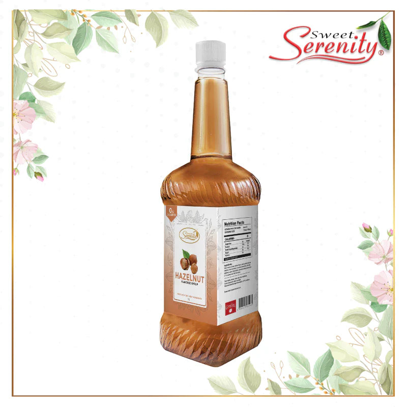 Sweet Serenity Hazelnut Syrup - Sugar Free