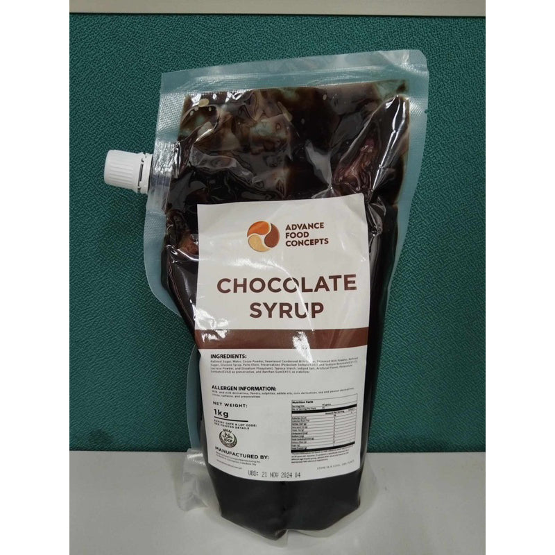 Advance Food Concept Chocolate, Caramel and Strawberry Syrup 1kg