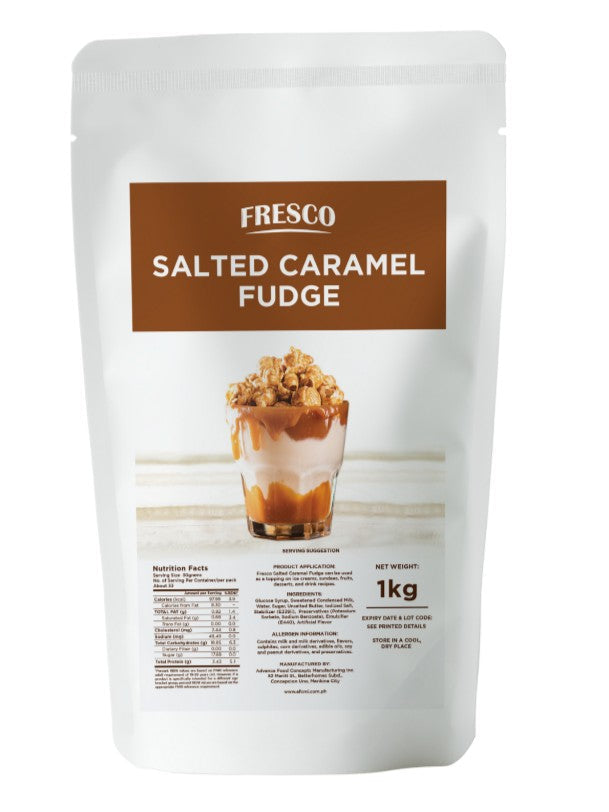 Fresco Maple, Chocolate, Caramel, Strawberry and Salted Caramel Syrup - 1kg