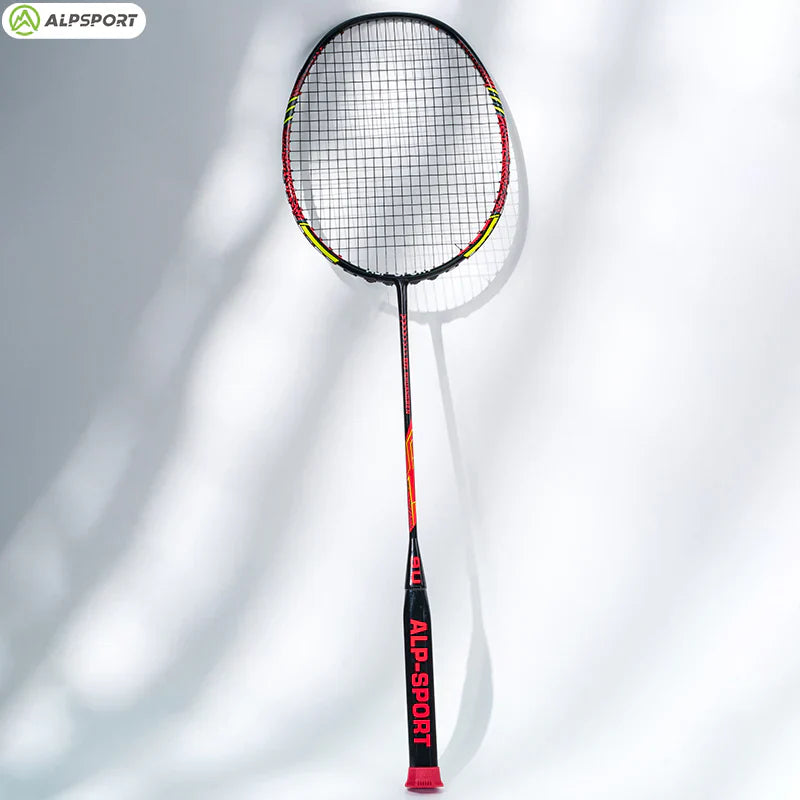 ALPSPORT SR 9U/G5 24-35Lbs Double-edged Carbon Fiber Badminton Racket