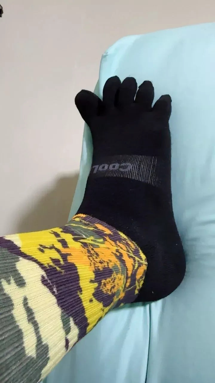 Aonijie E4843 Calf Sports TOE SOCKS - GREEN