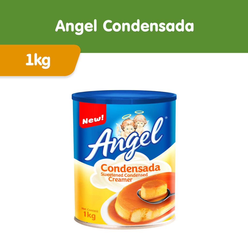 Angel CONDENSADA Sweetened Condensed Creamer (1kg)- (Case of 24 cans)
