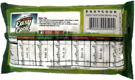 EASYCOOK GREAT NORTHERN BEANS 400G x 30