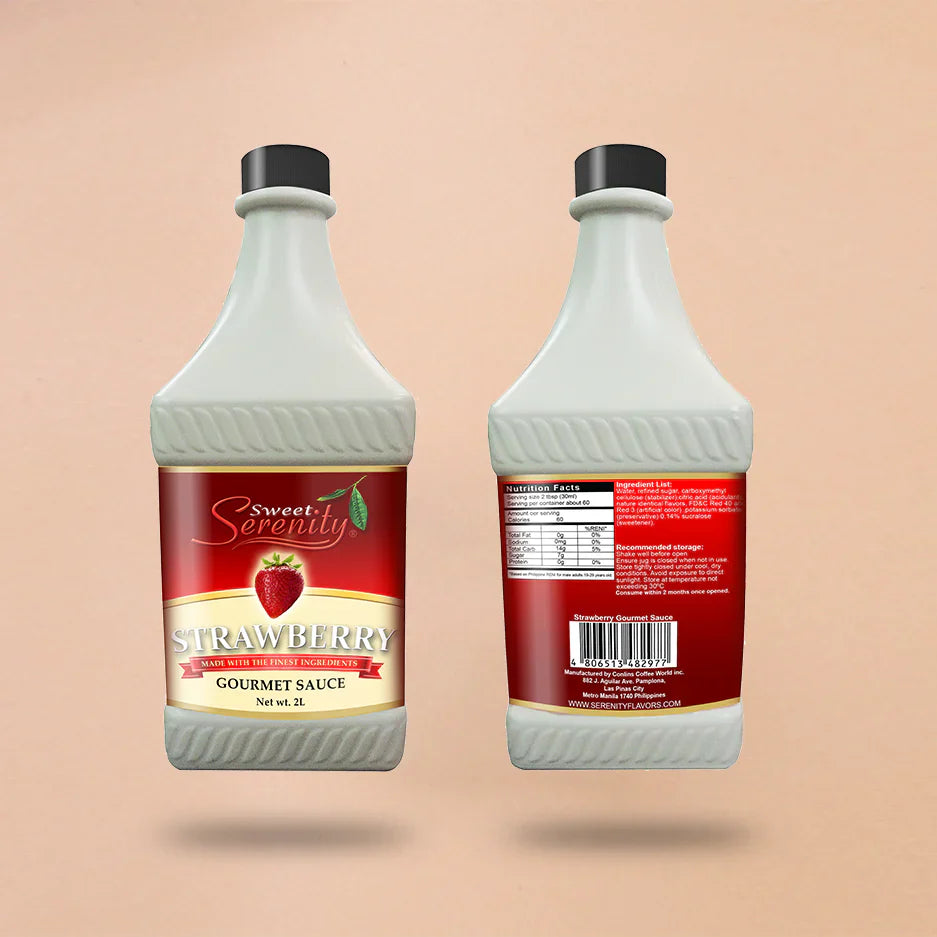 Sweet Serenity Strawberry Sauce - 2L