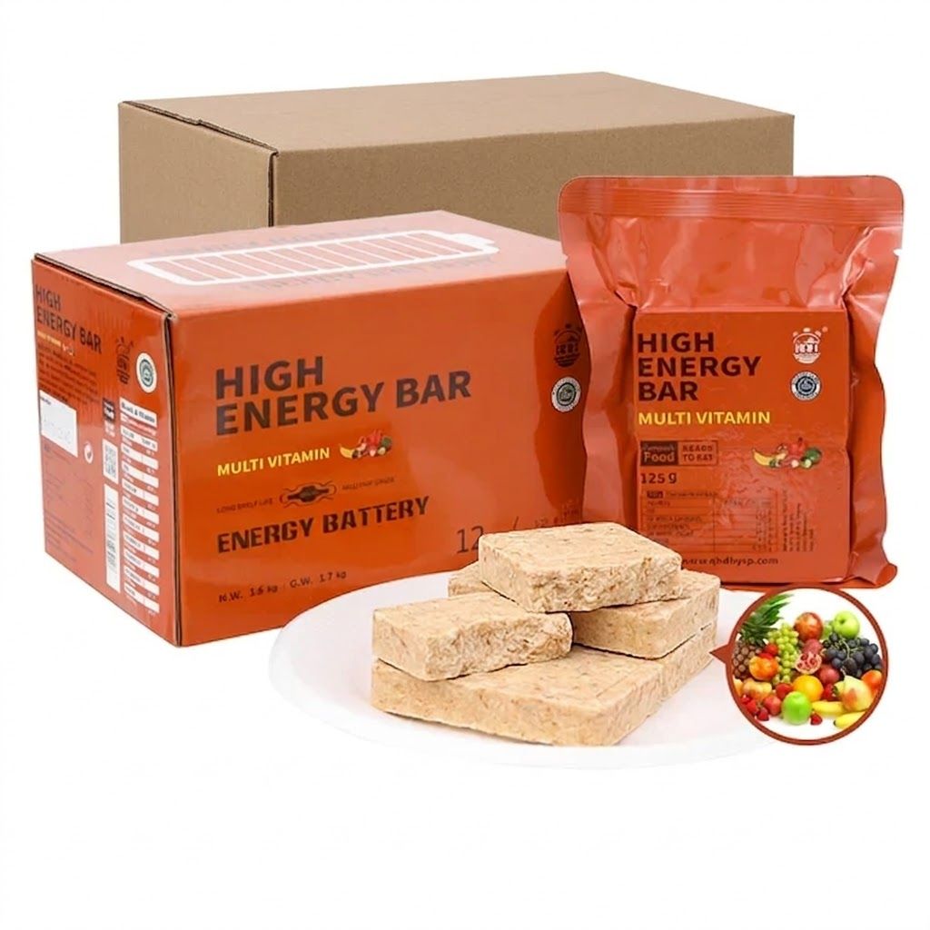 1 CASE - High Energy Bar - 9 Boxes x 12pcs - Exp. Date 2044 - MULTI VITAMIN